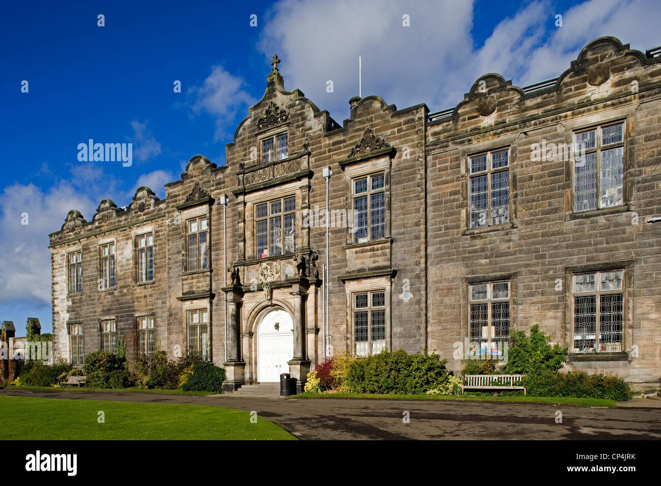 United Kingdom - Scotland - Saint Andrews. Saint Salvator's College, Jacobean Style. Stock Photo
