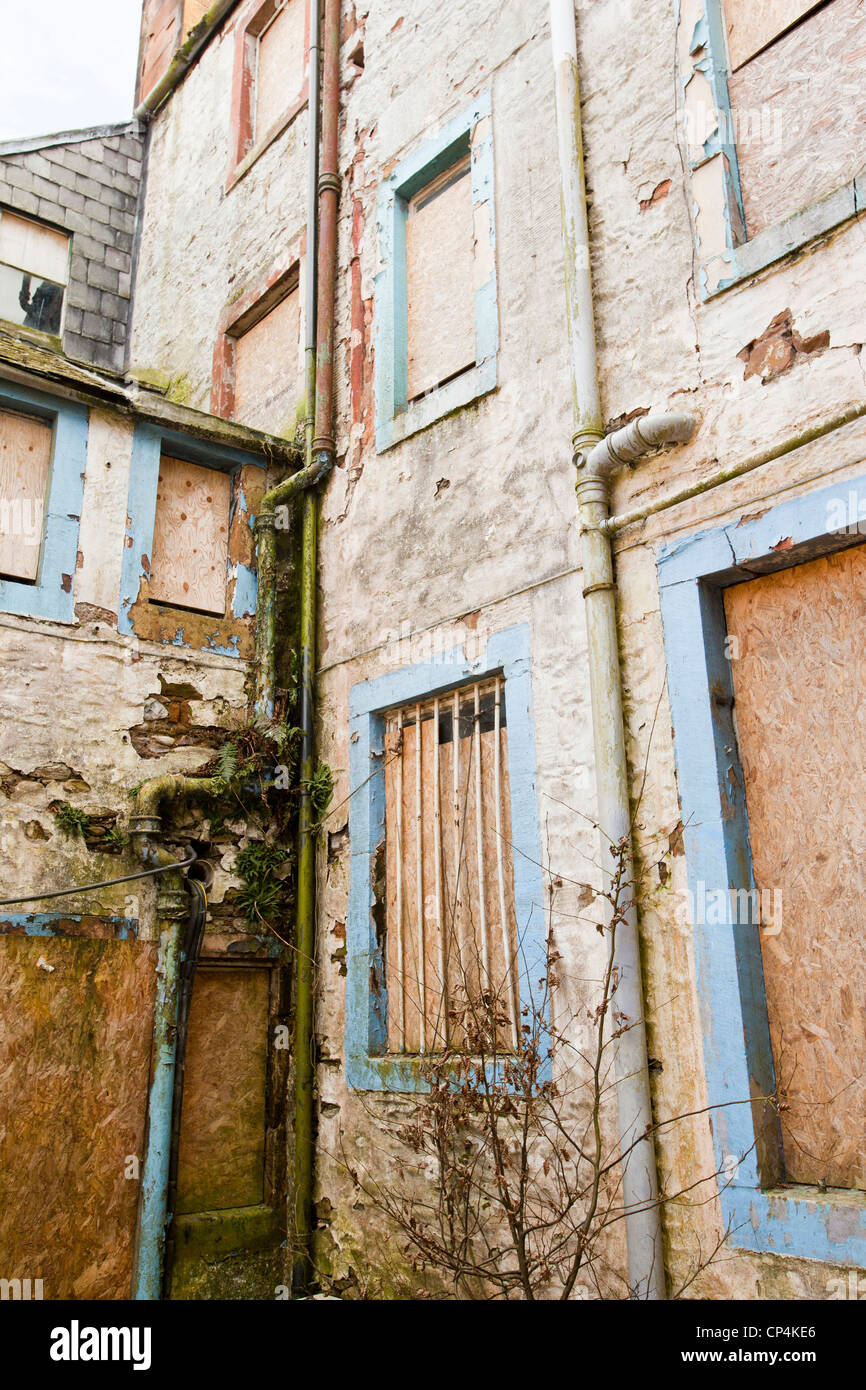 A derelict house in Lockerbie, Scotland, UK Stock Photo Alamy