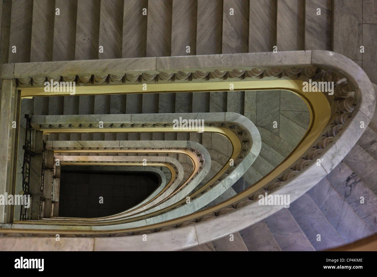 Spain, Madrid, Circulo de Bellas Artes, staircase Stock Photo