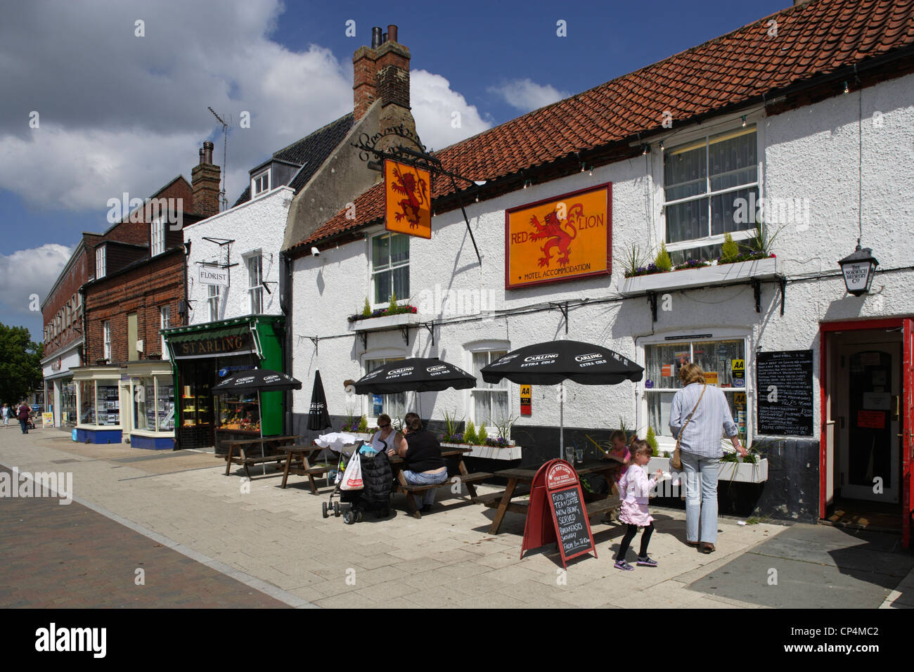 United Kingdom England Norfolk Swaffham. Market Place, typical
