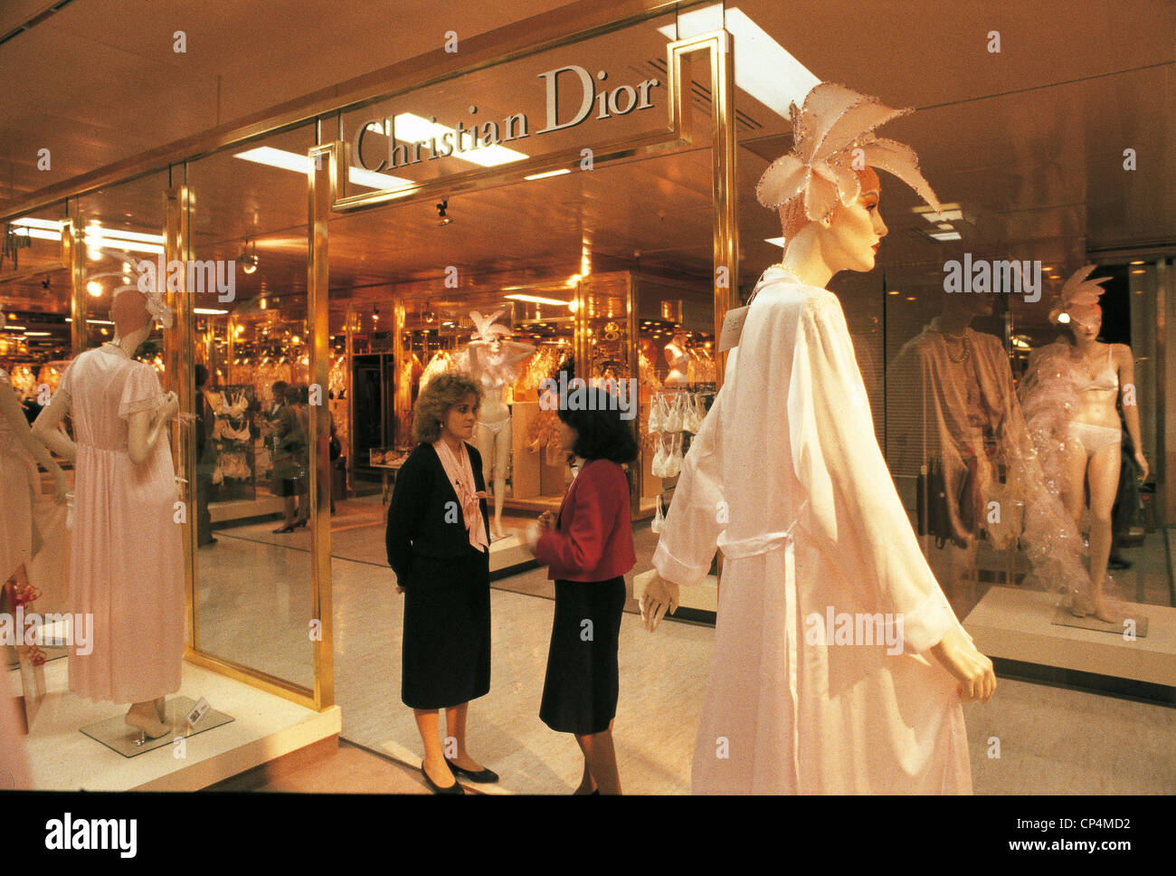 View of the El Corte Ingles department store under construction for the  upcoming outlet opening Stock Photo - Alamy