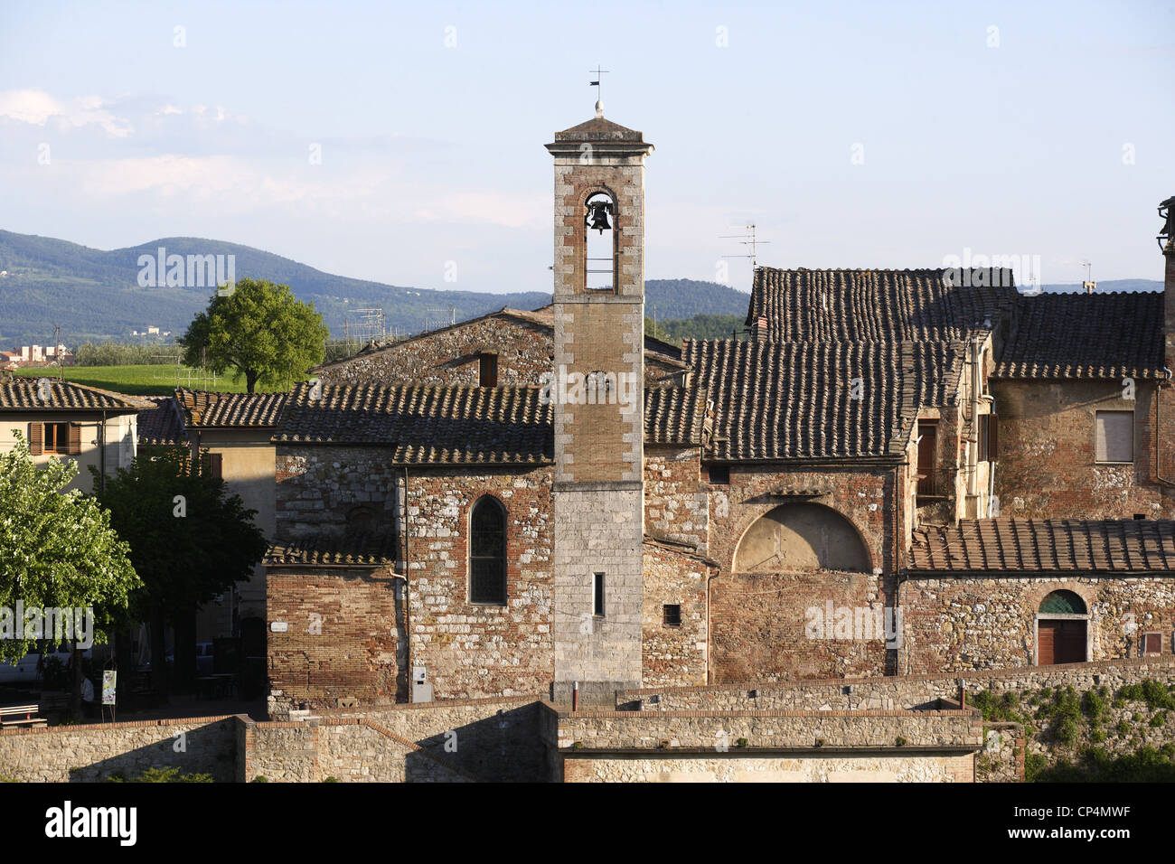 Church of Saint Catherine. Italy, Tuscany Region, Colle Val d'Elsa (Si). Stock Photo