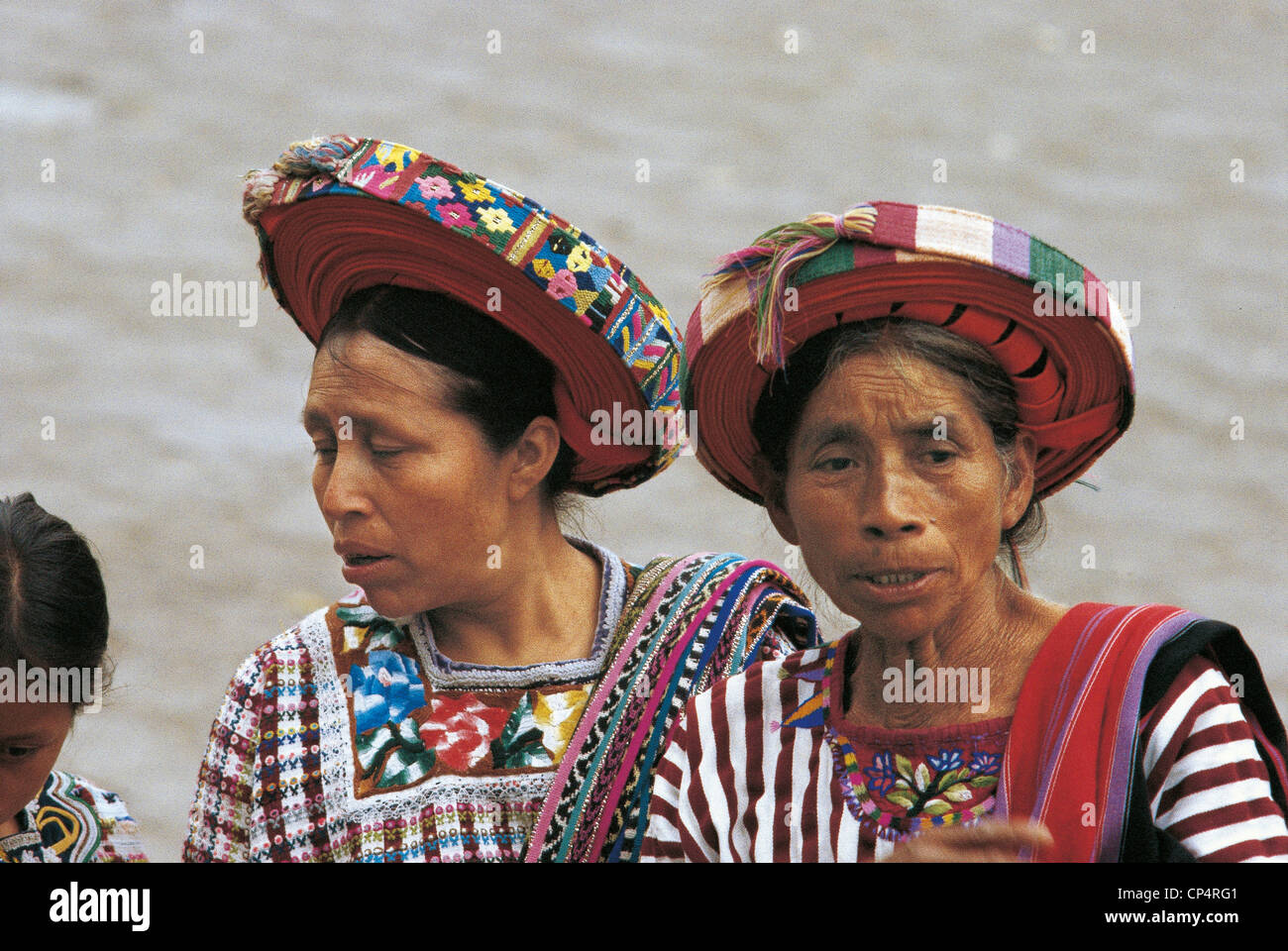 Guatemala - Sierra Madre. Women in costume Stock Photo
