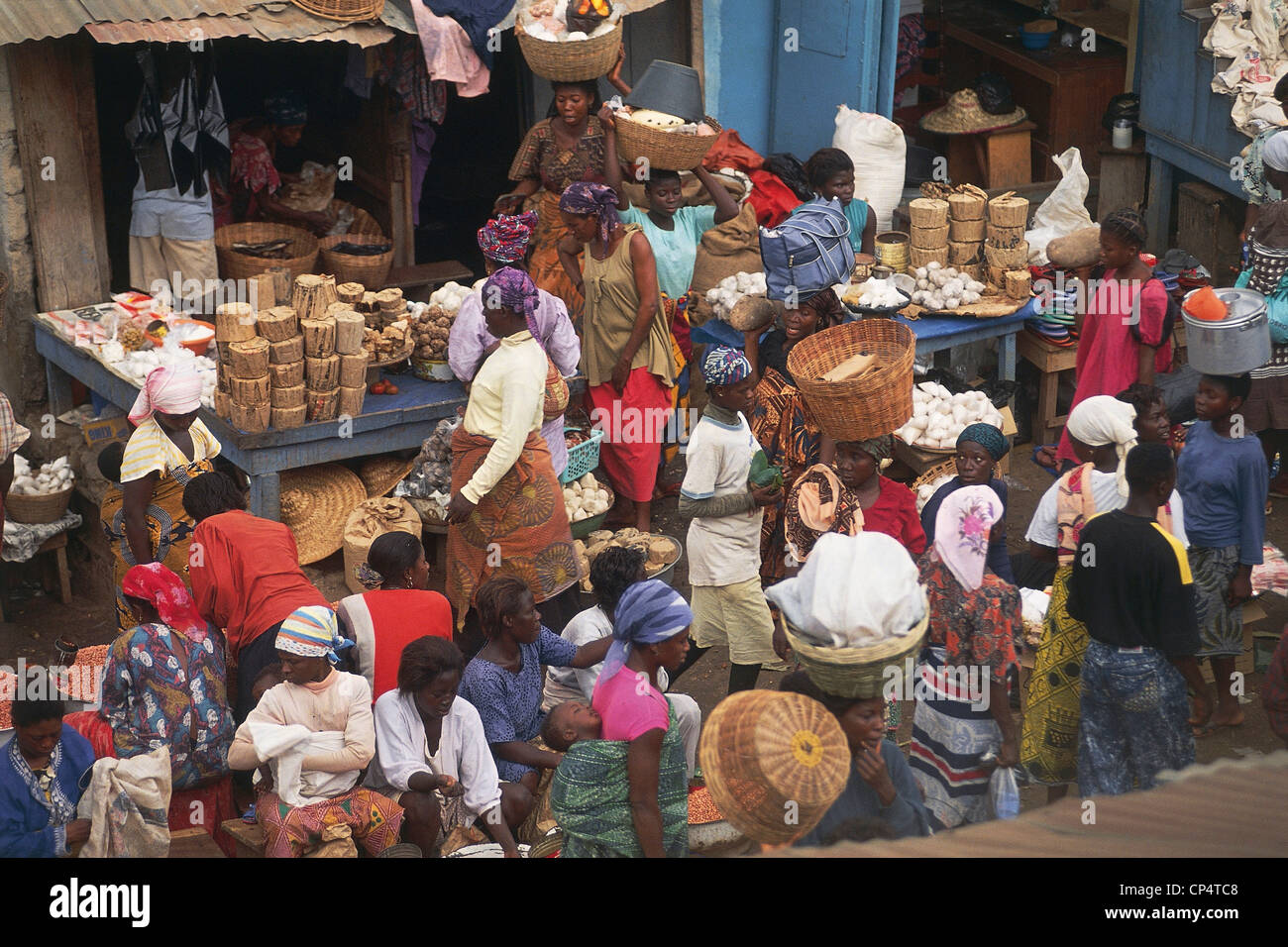 Ghana - Ashanti - Kumasi. Market Stock Photo