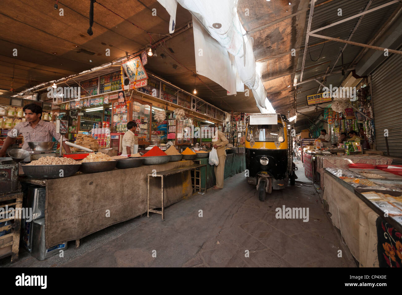 Jodhpur Market Stalls,Rajastan,India Stock Photo