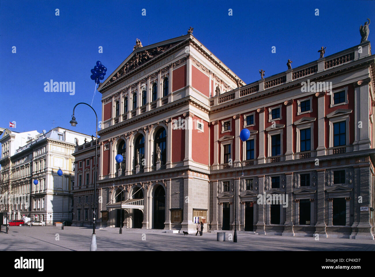 Austria - Vienna. Musikverein, a concert hall built by the Gesellschaft der Musikfreunde (Society of Friends of Music) in 1870. Stock Photo