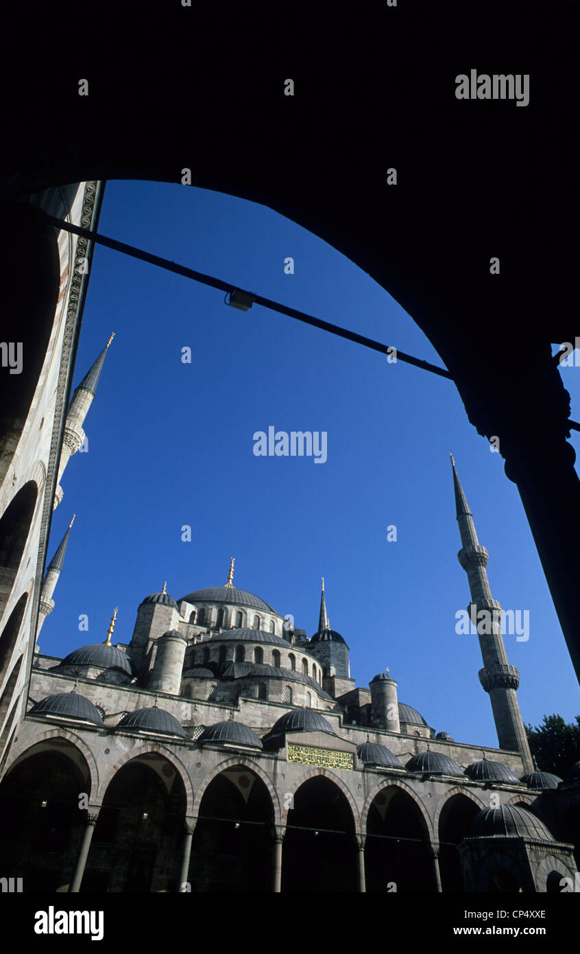 Turkey, Istanbul, Sultan Ahmed Mosque the Blue mosque Stock Photo Alamy