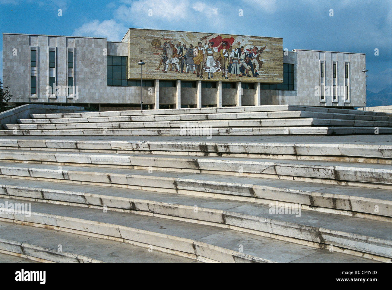Albania - Tirana. The National History Museum. Stock Photo