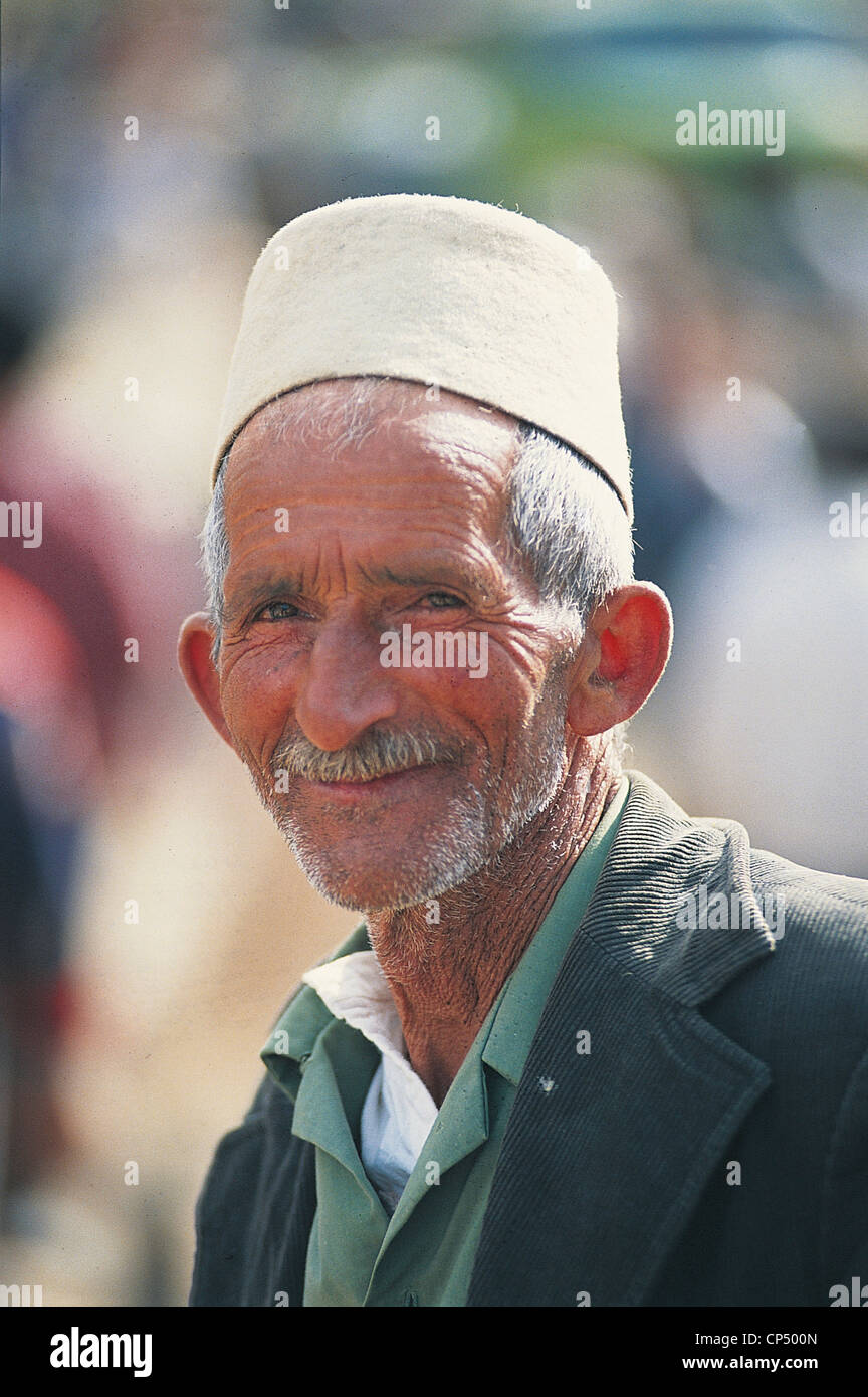 ALBANIA - KUKES. Human type Stock Photo - Alamy