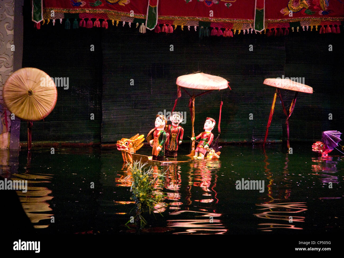 Water puppets 'dance' on water in popular performances in Hanoi Stock Photo Alamy