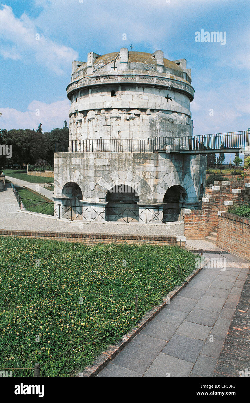 RAVENNA Mausoleum of Theodoric Stock Photo