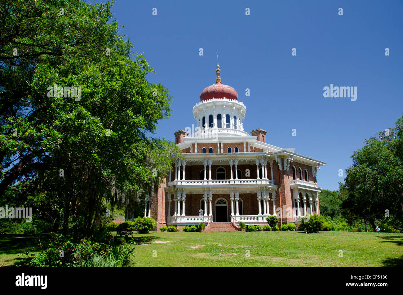 Mississippi, Natchez. "Longwood" historic home built in Oriental Villa