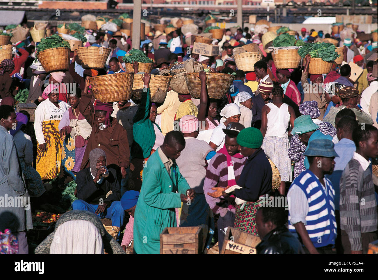 Zimbabwe Harare. The vegetable market Stock Photo Alamy