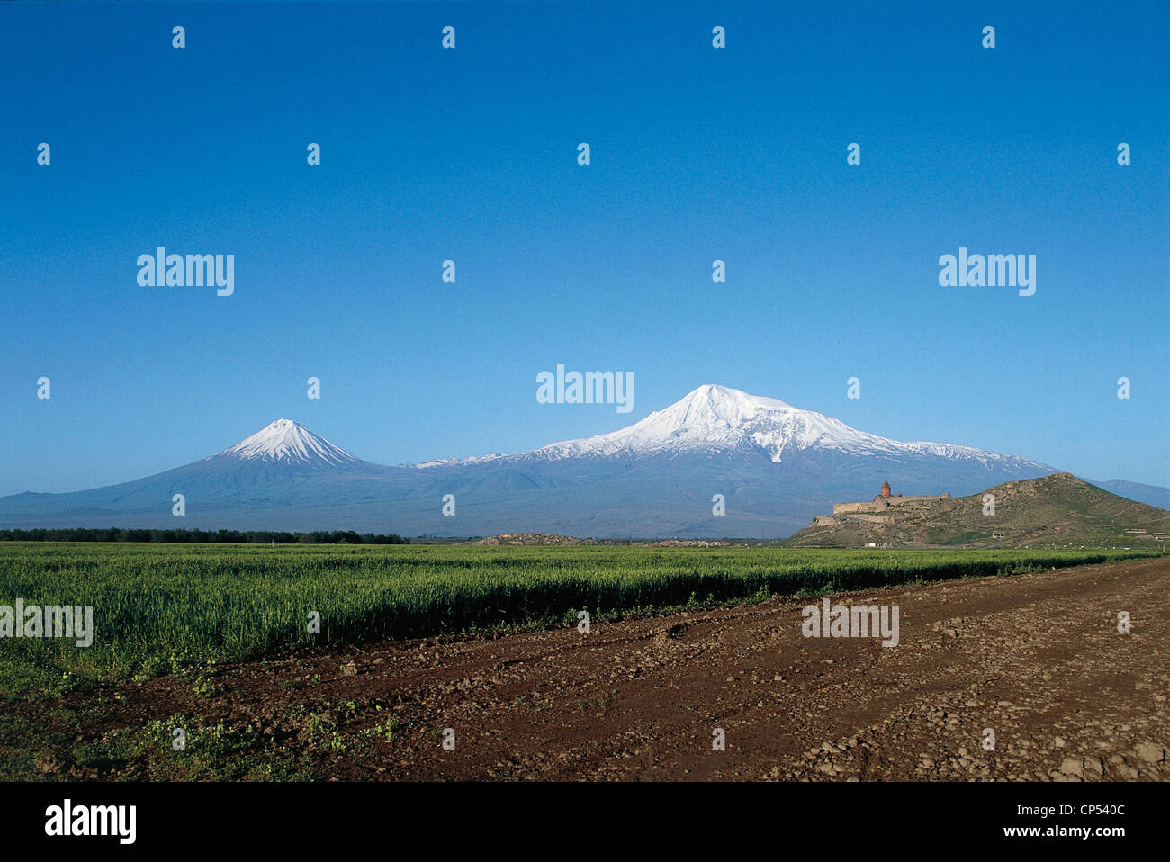 Armenia - Mount Ararat Valley Stock Photo