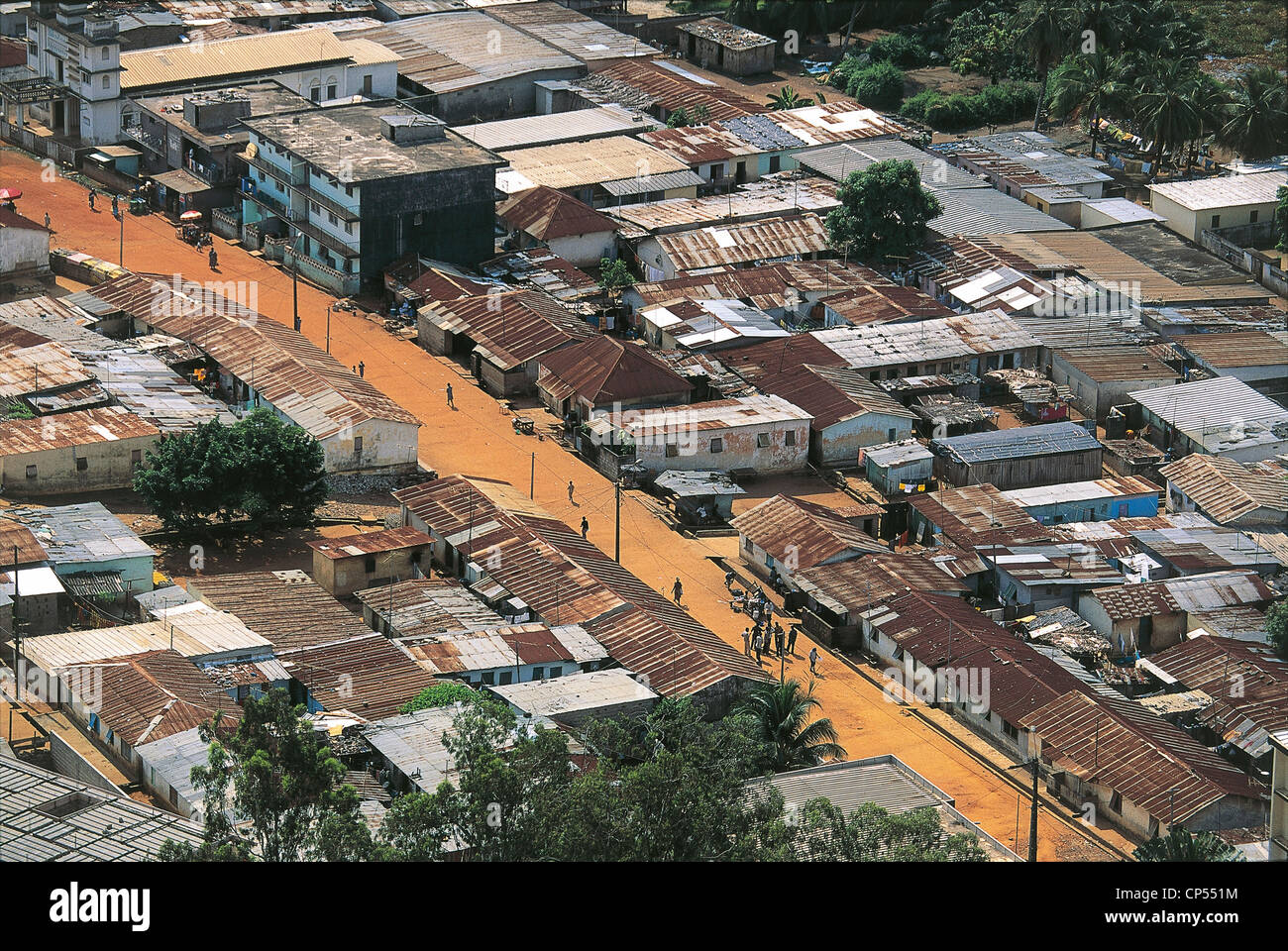 IVORY COAST Bouake 'neighborhood Stock Photo Alamy