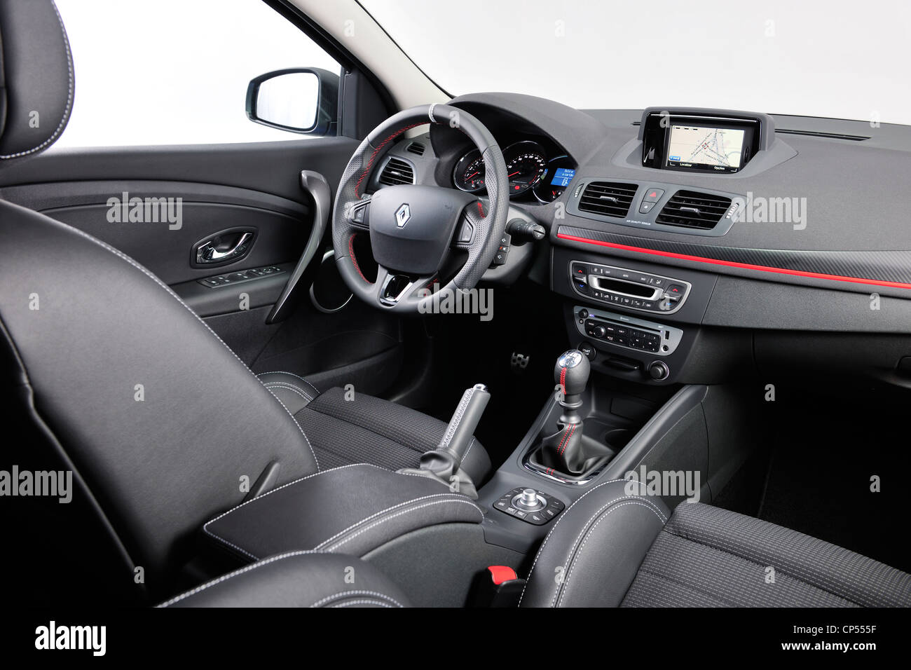 Renault Megane, vehicle interior, studio shot Stock Photo