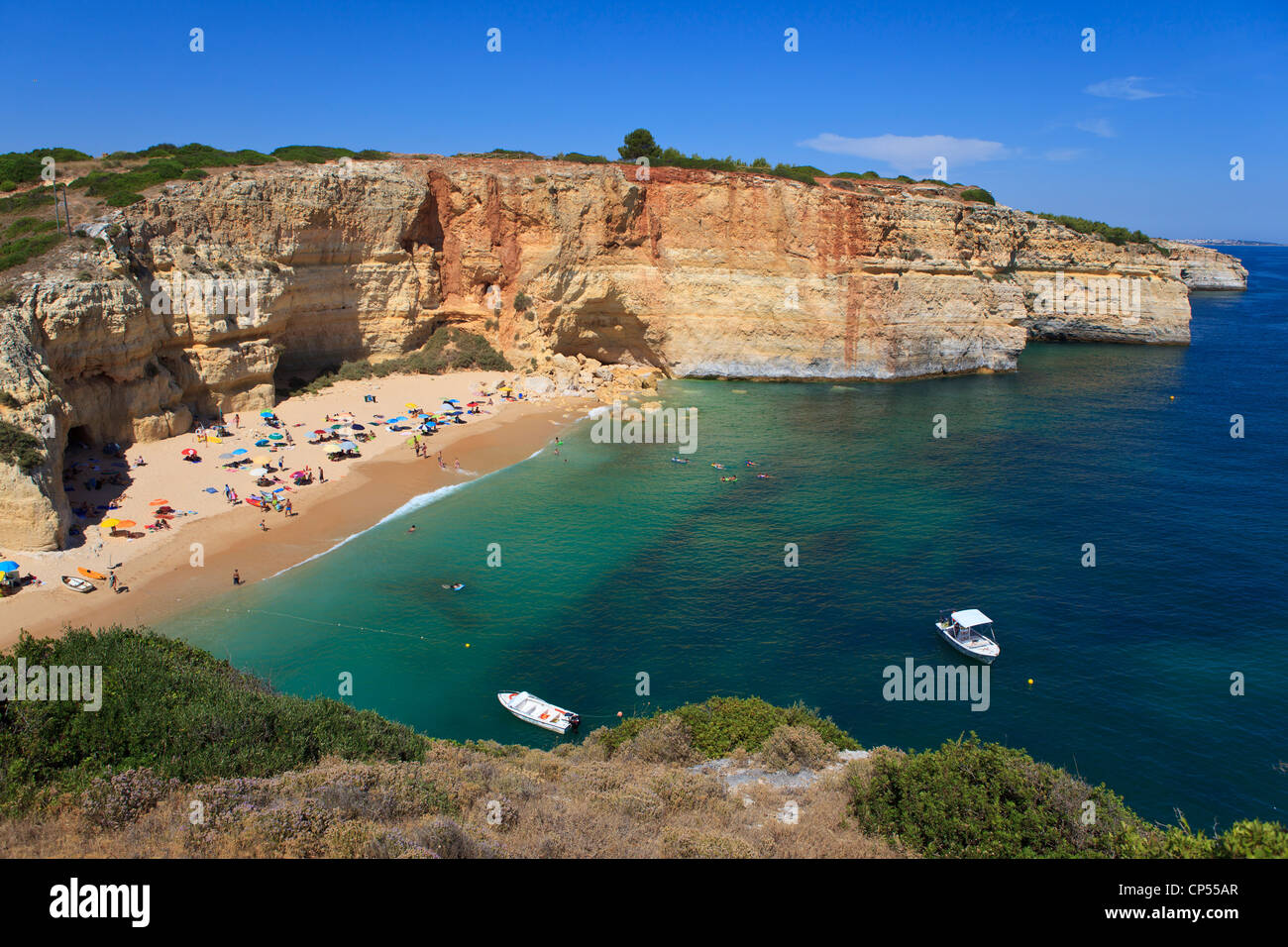 Praia do Benagil, Algarve, Portugal Stock Photo