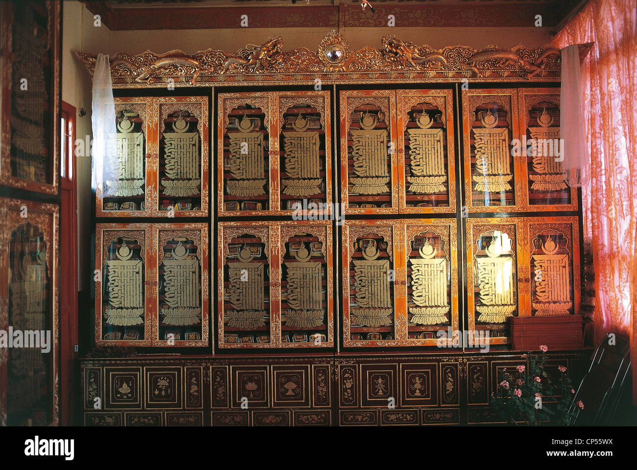 China Tibet Lhasa. Tibetan medicine. Museum Tibetan hospital Stock