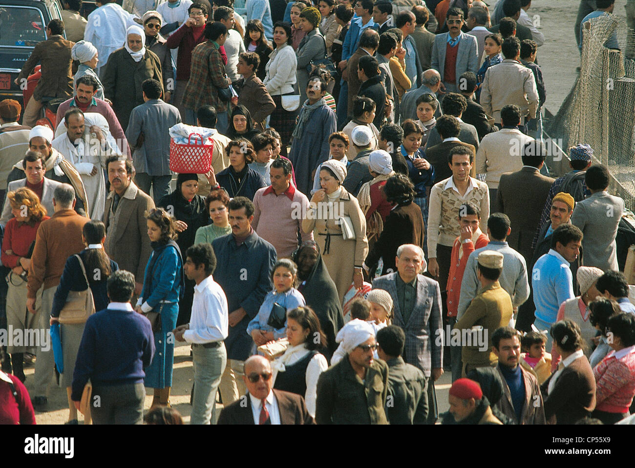 Egypt Cairo Crowd Stock Photo - Alamy