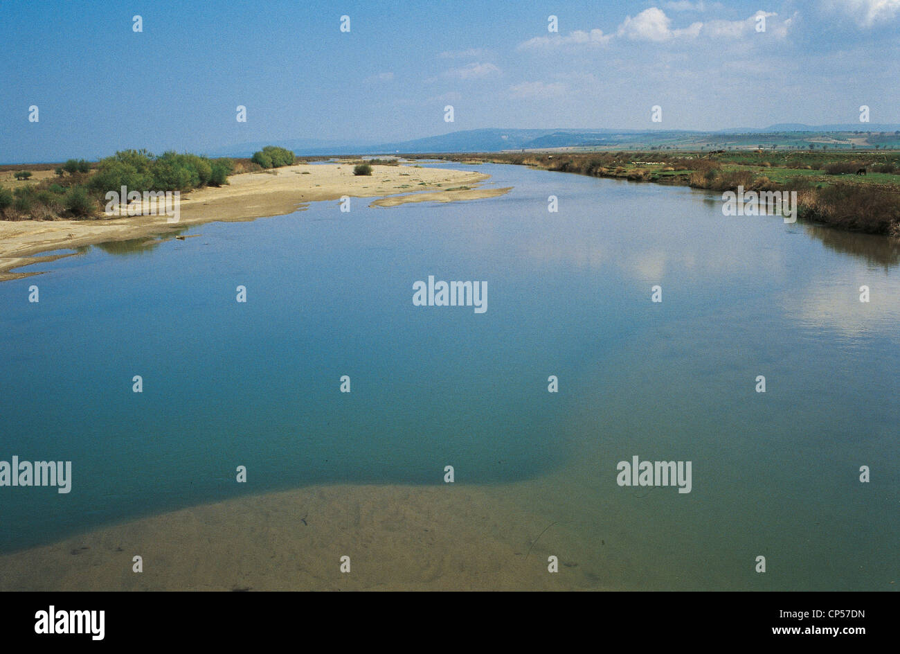 Turkey The river Scamander (now Kucuk Menderes Stock Photo Alamy