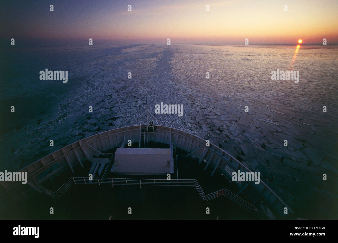 Finland - Baltic Sea ice Stock Photo - Alamy