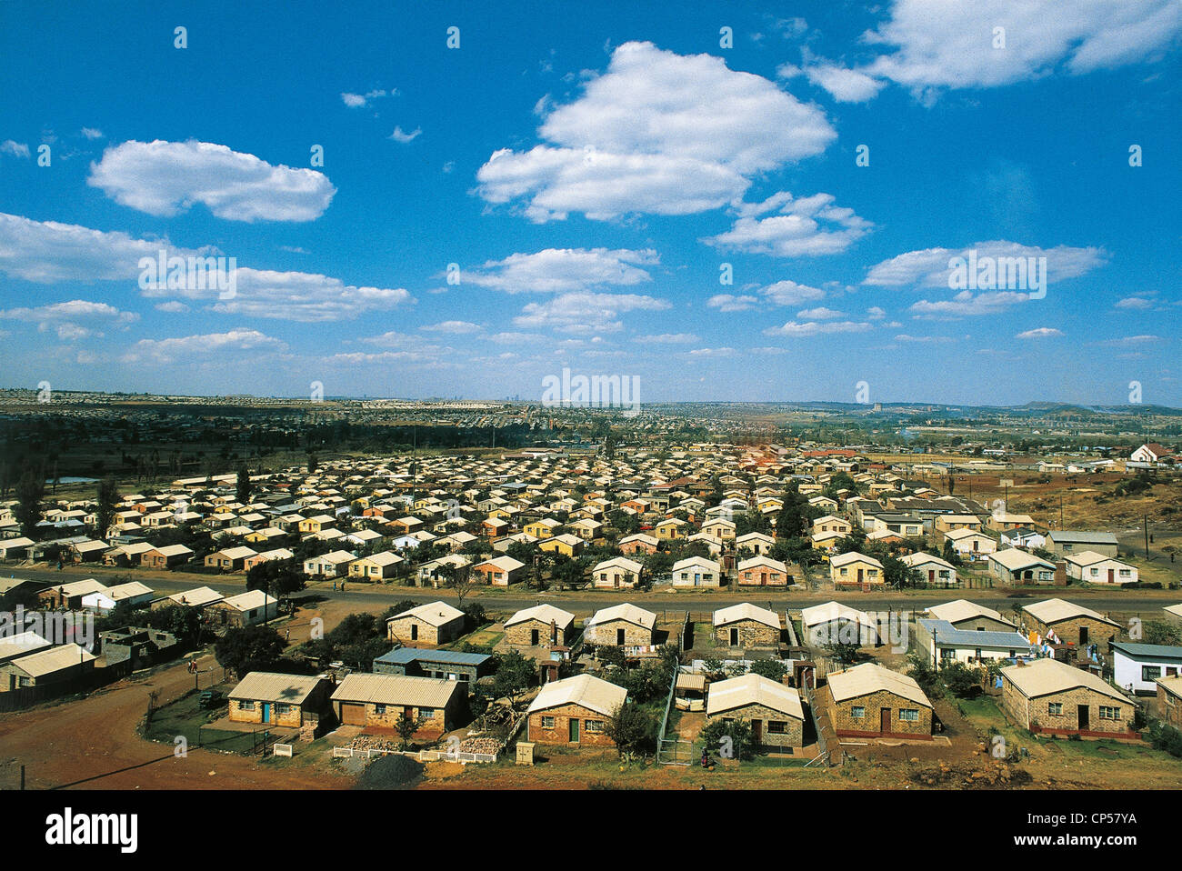 South Africa Johannesburg, Soweto homes Stock Photo Alamy