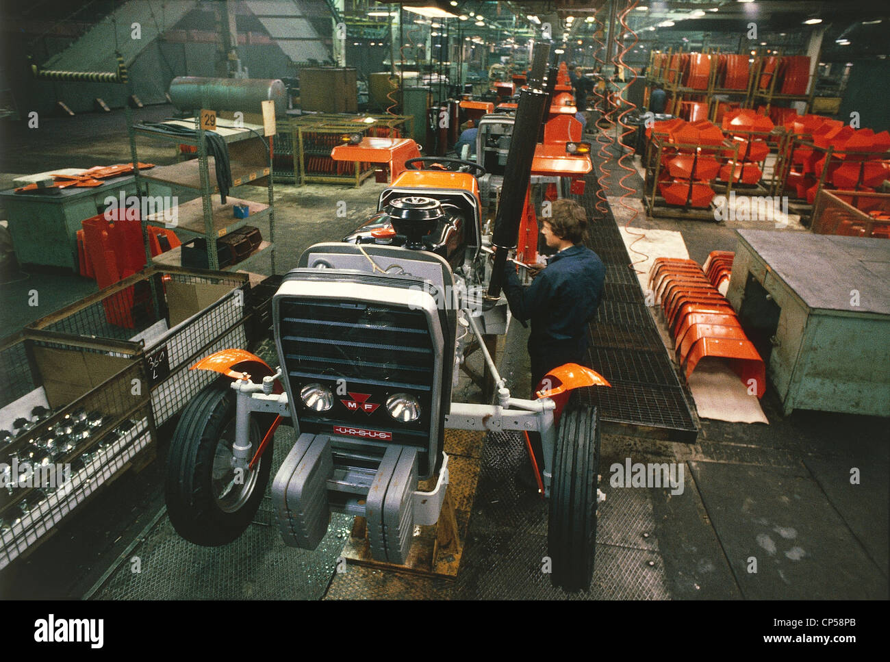 POLAND tractor factory Stock Photo Alamy