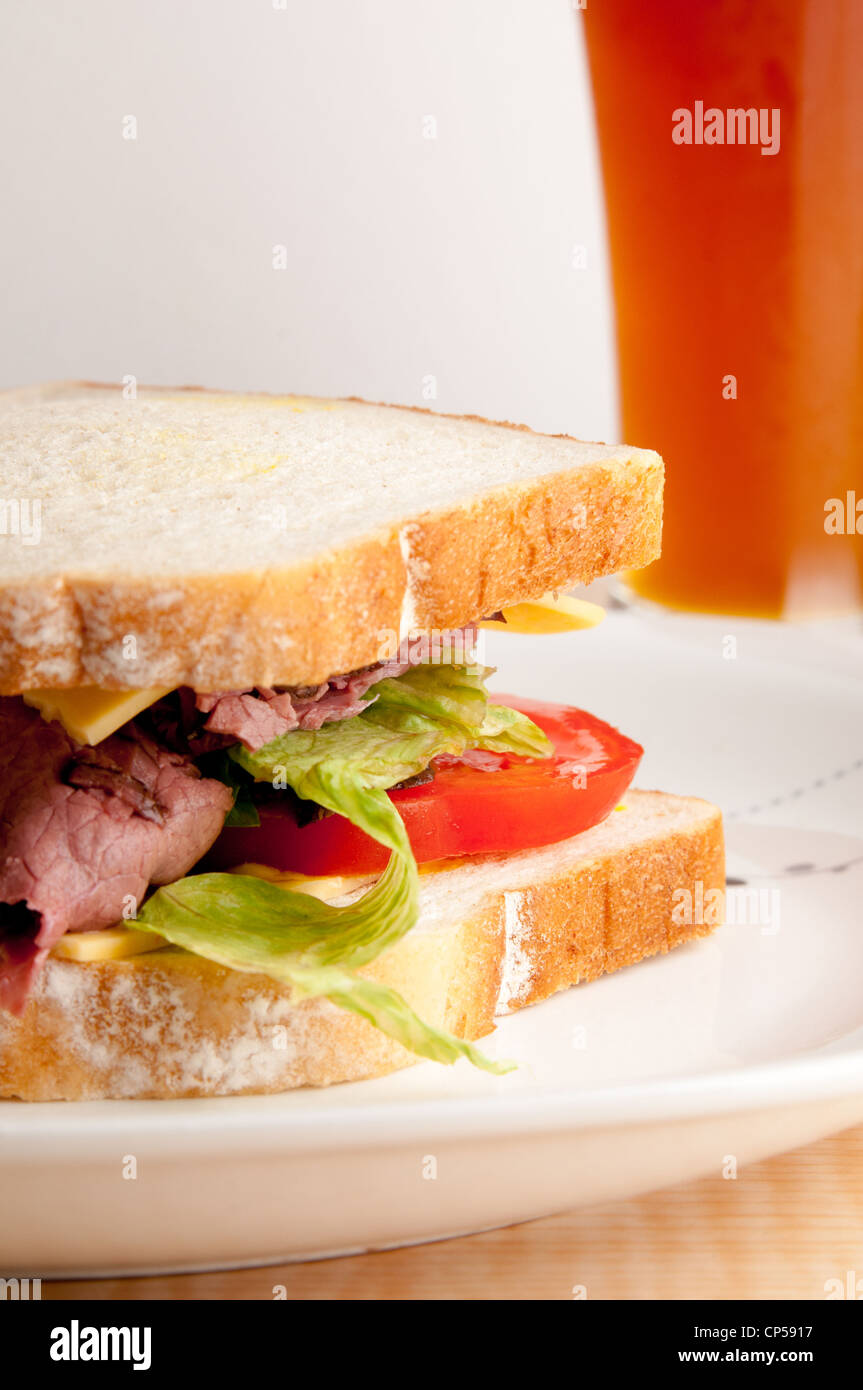 Roast beef sandwich hires stock photography and images Alamy