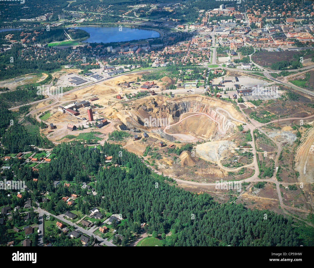 Sweden Falun copper mines Stock Photo Alamy
