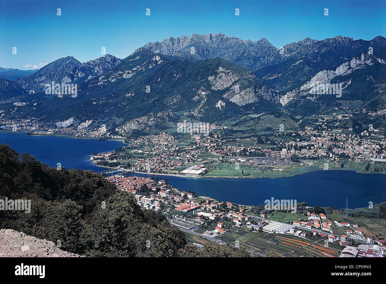 Lombardia - Lakes and Garlate Olginate (Co) Stock Photo