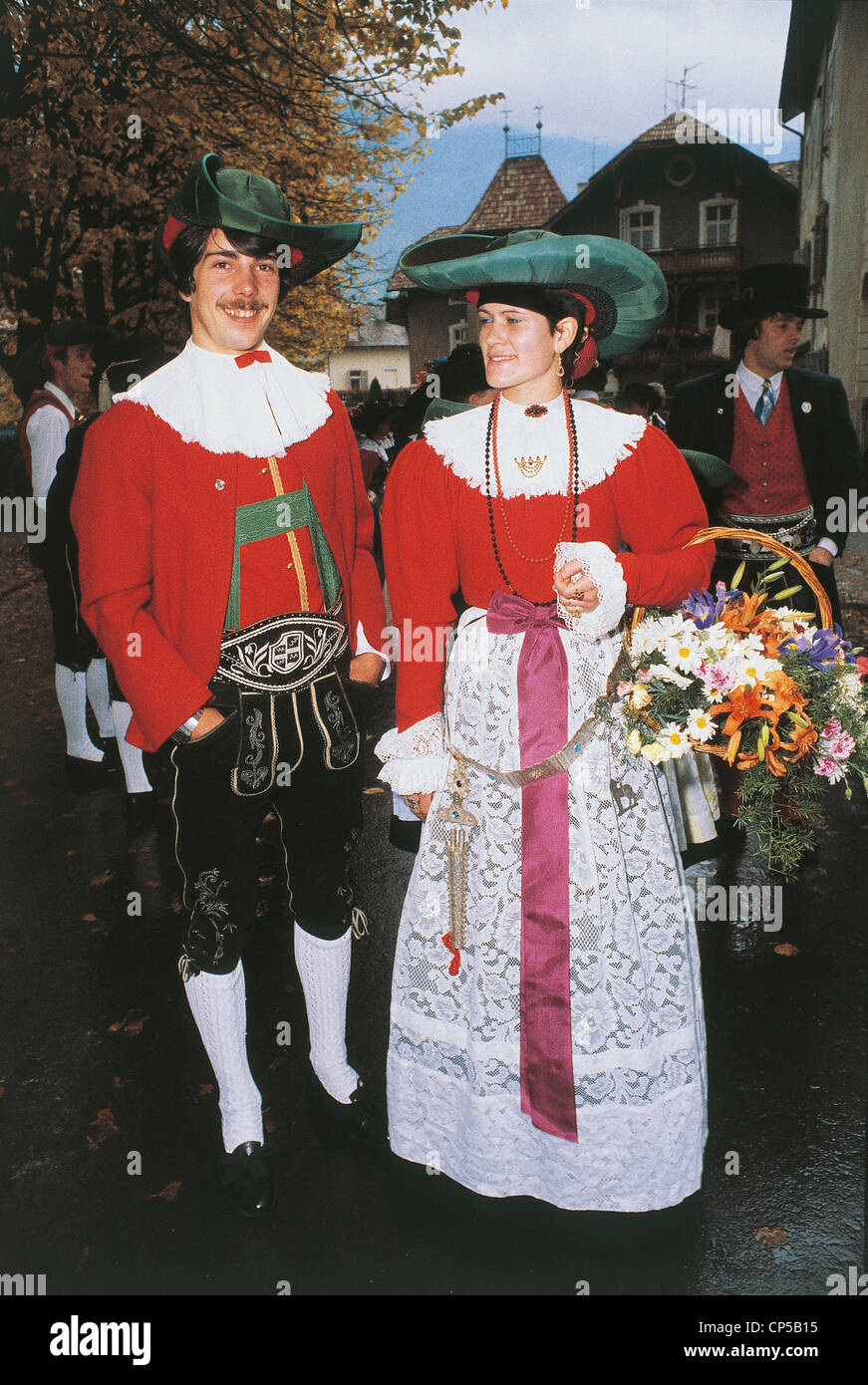 Trentino Alto Adige - Merano. The grape festival, typical costumes Stock  Photo - Alamy