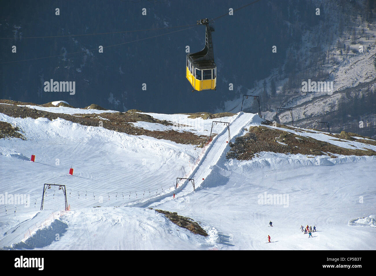 Piedmont Monte Rosa (Vb). Lifts Stock Photo Alamy