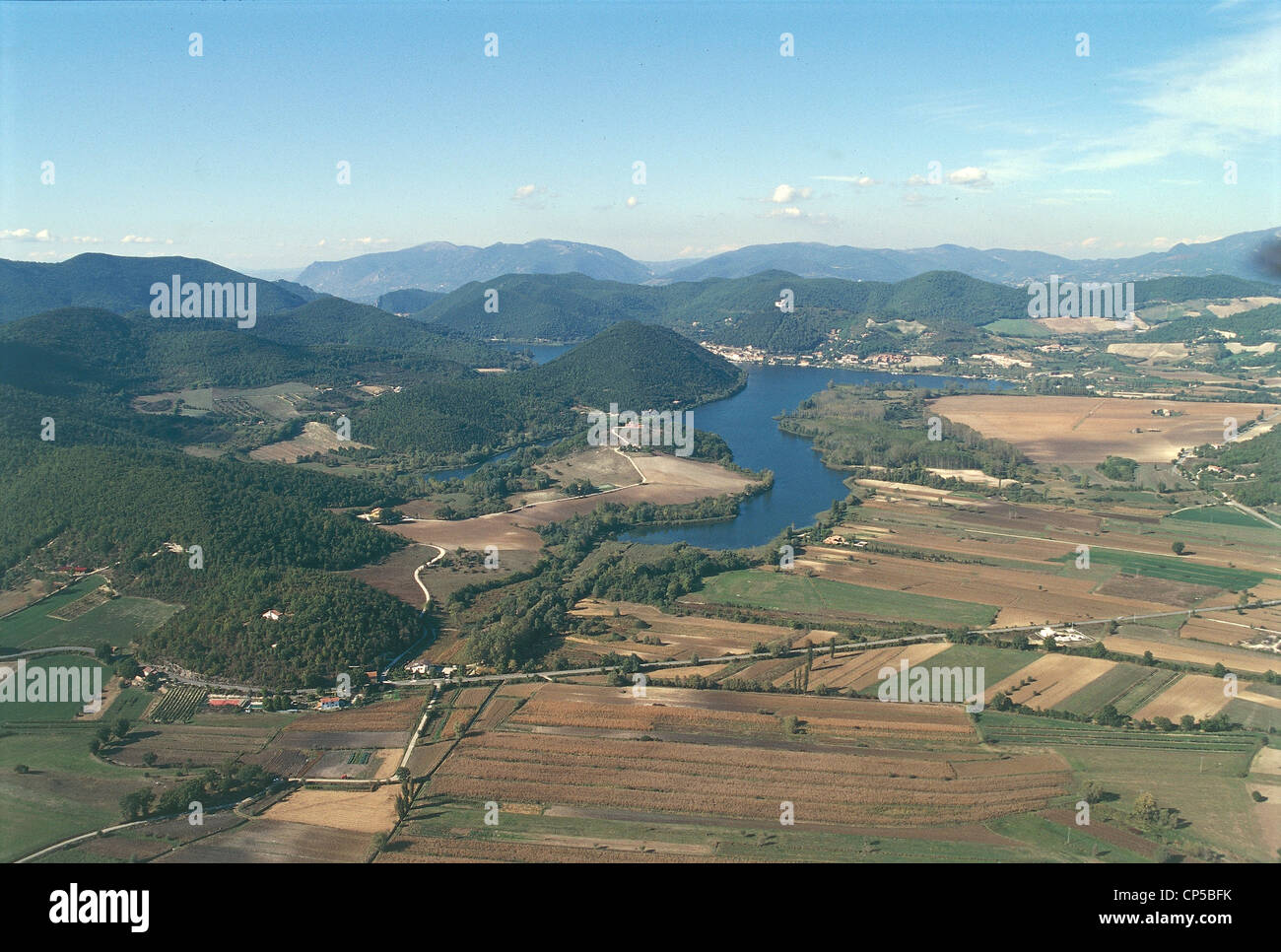 Riserva naturale dei laghi lungo e ripasottile hires stock photography