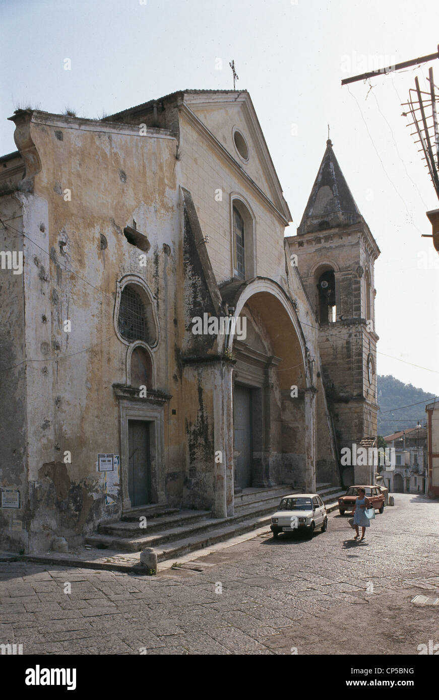 Campania - Sant 'Egidio del Monte Albino (SA), Abbey of Santa Maria Maddalena in Armillis. Stock Photo