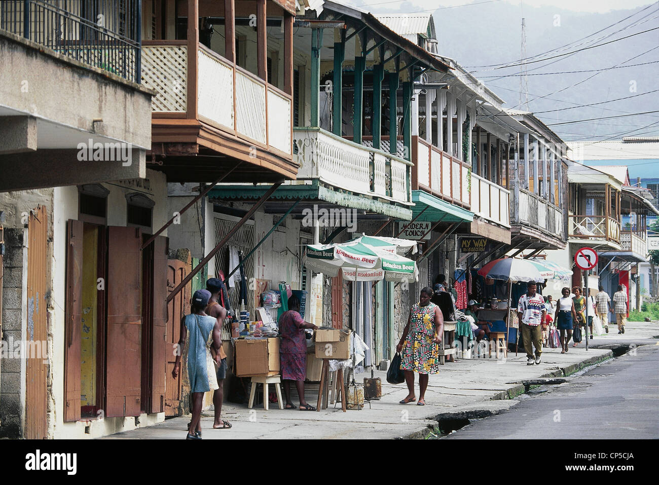 Dominica Saint Portsmouth Stock Photo Alamy