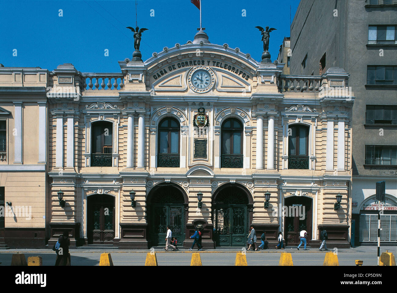 PERU 'LIMA Post Office building Stock Photo Alamy