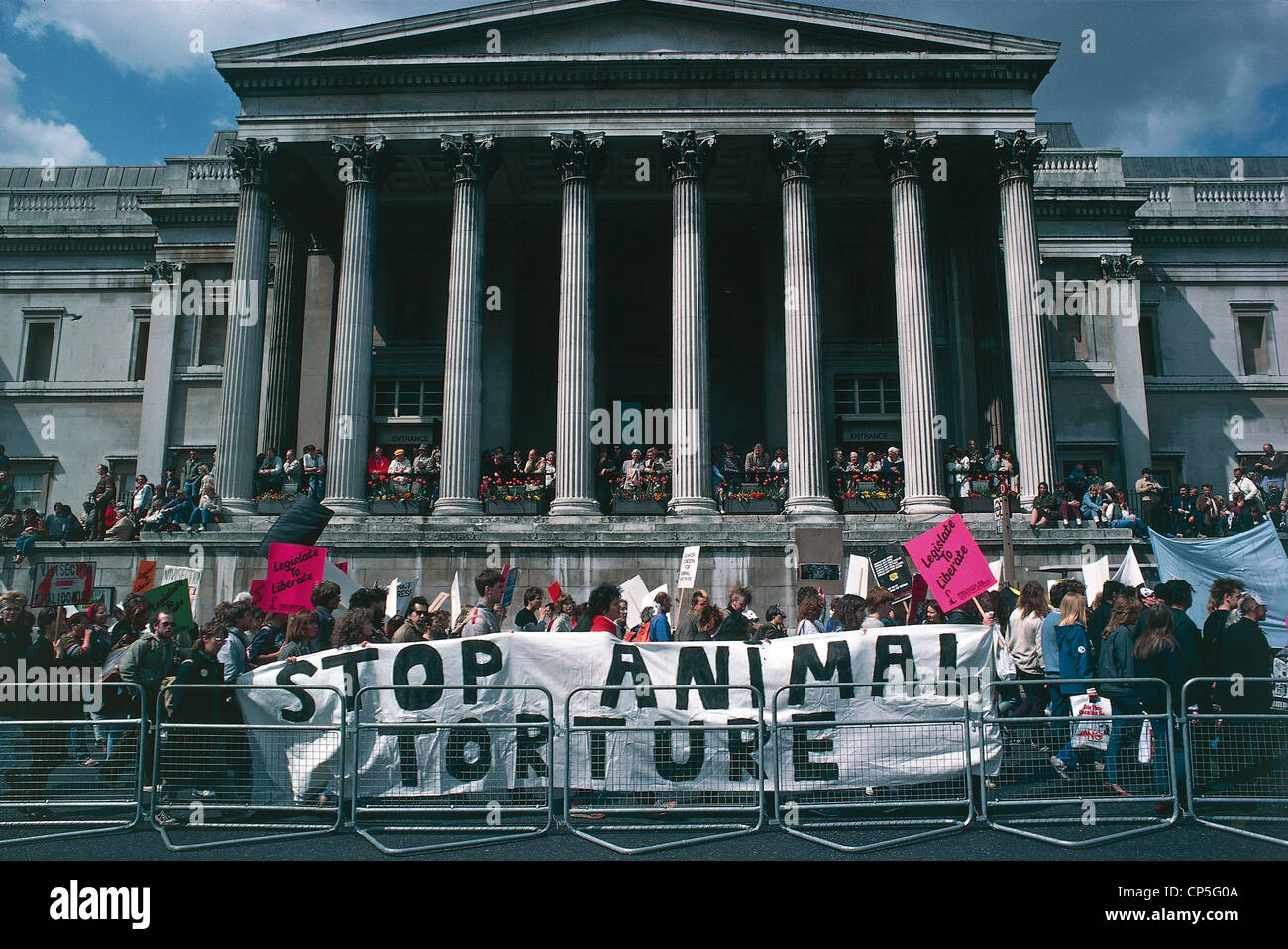 United Kingdom - England - London. Animal rights demonstration in ...