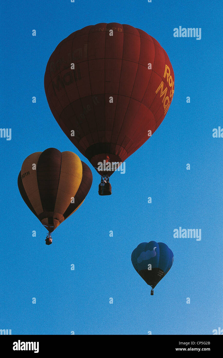 United Kingdom Edinburgh Balloons Stock Photo Alamy