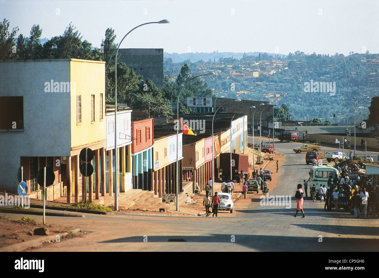 Rwanda Kigali, houses in the suburbs Stock Photo Alamy