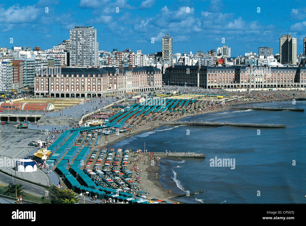 Argentina Buenos Aires Mar Del Plata Bay Stock Photo Alamy