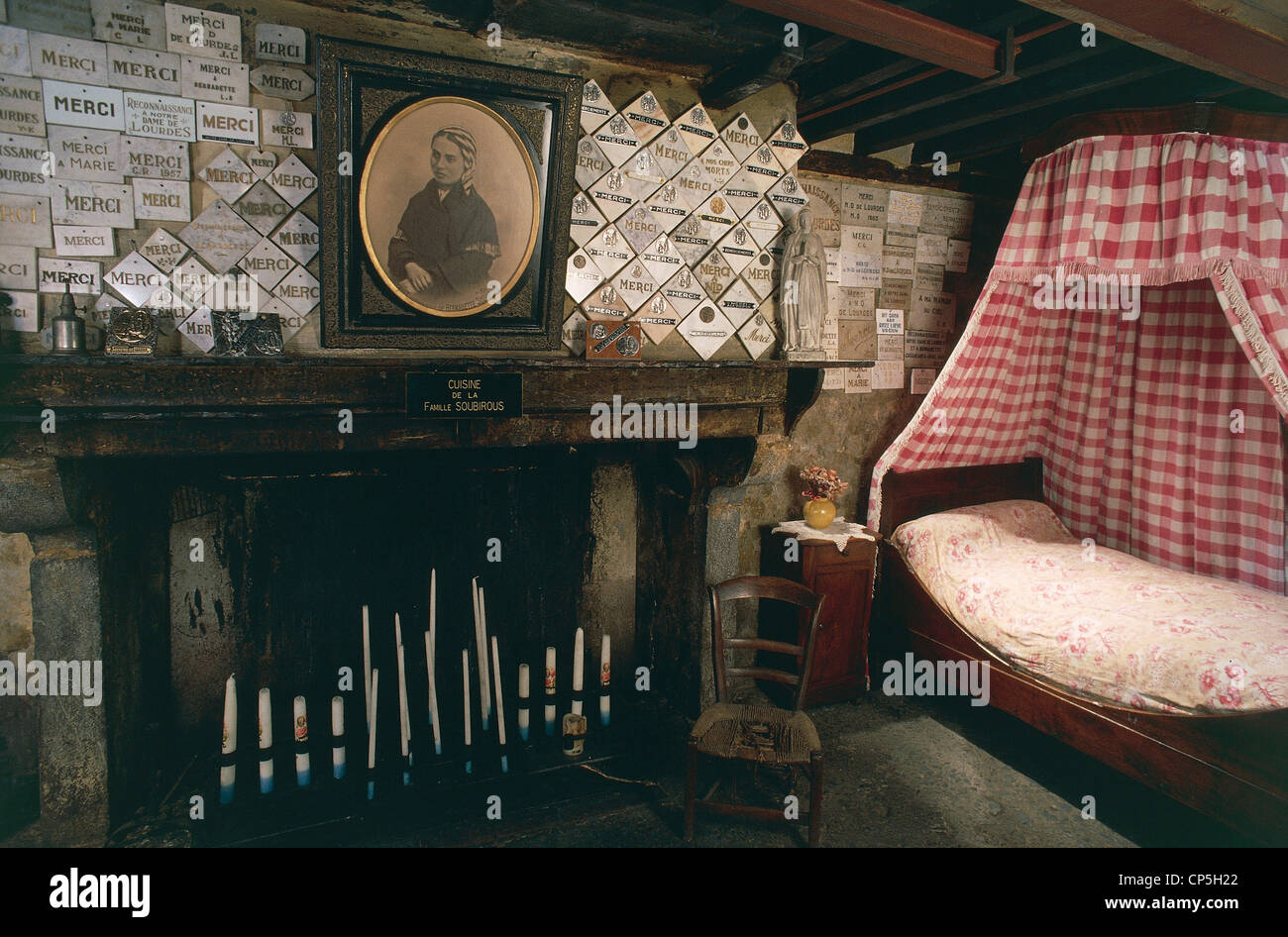 France MidiPyrenees Lourdes. Moulin lacado, family home of St