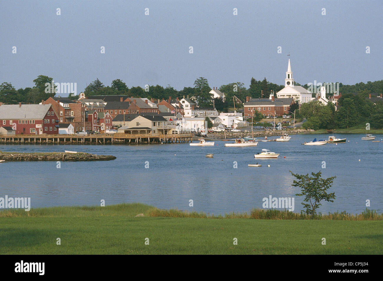 United States of America Maine Damariscotta Stock Photo Alamy
