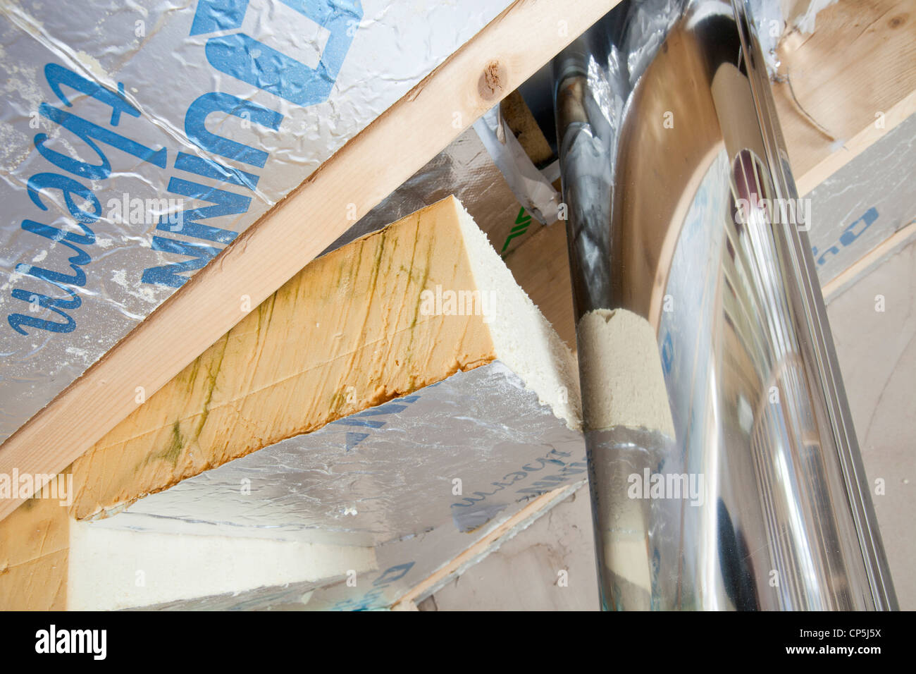 Thermal insulation being used in hires stock photography and images Alamy