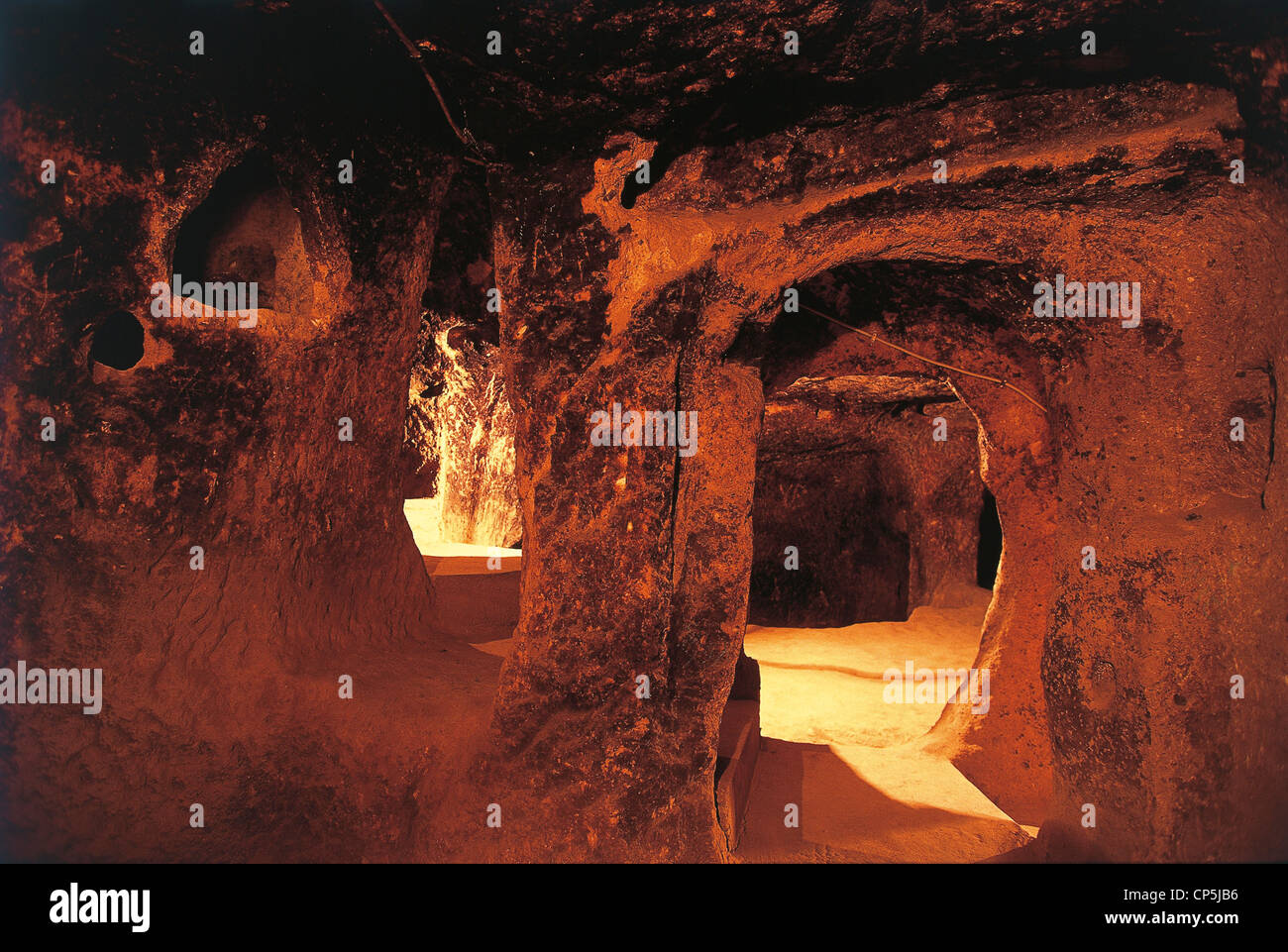 TURKEY CAPPADOCIA Kaymakli CITY 'UNDERGROUND Stock Photo Alamy