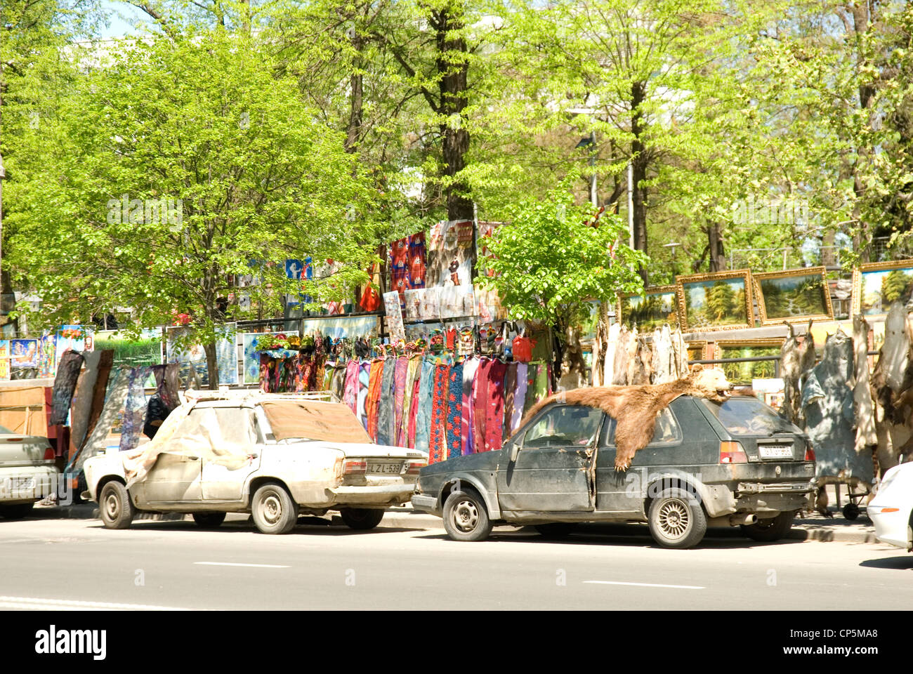 Dry Bridge Market, Tbilisi, Stock Photo Alamy