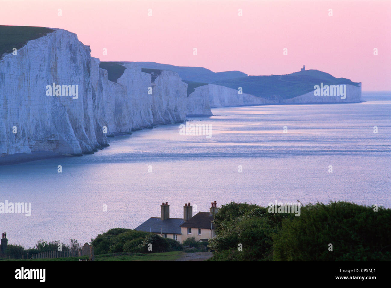 England, Sussex, Seven Sisters Stock Photo