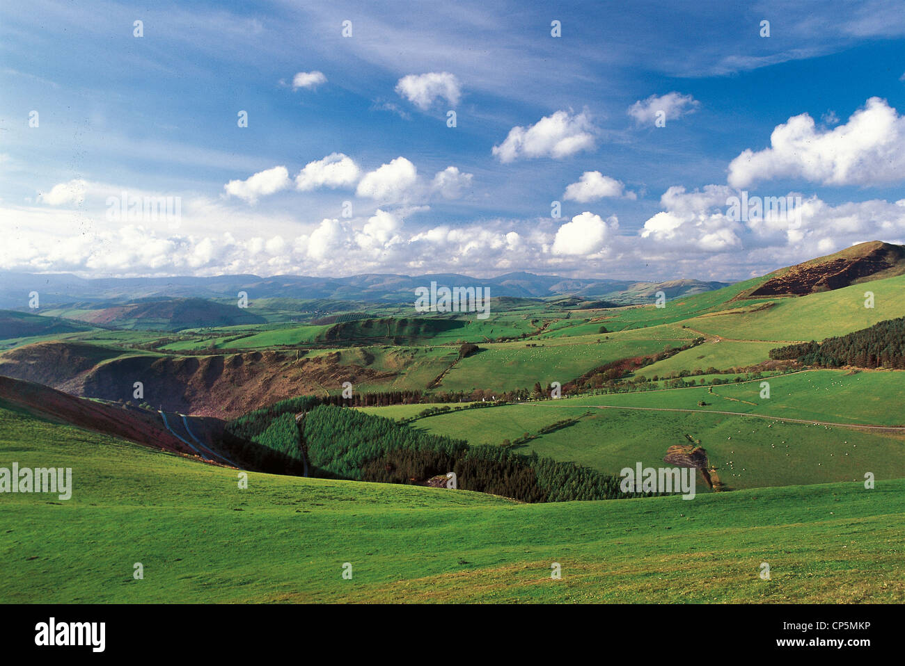 UNITED KINGDOM WALES Cambrian Mountains Landscape Stock Photo Alamy