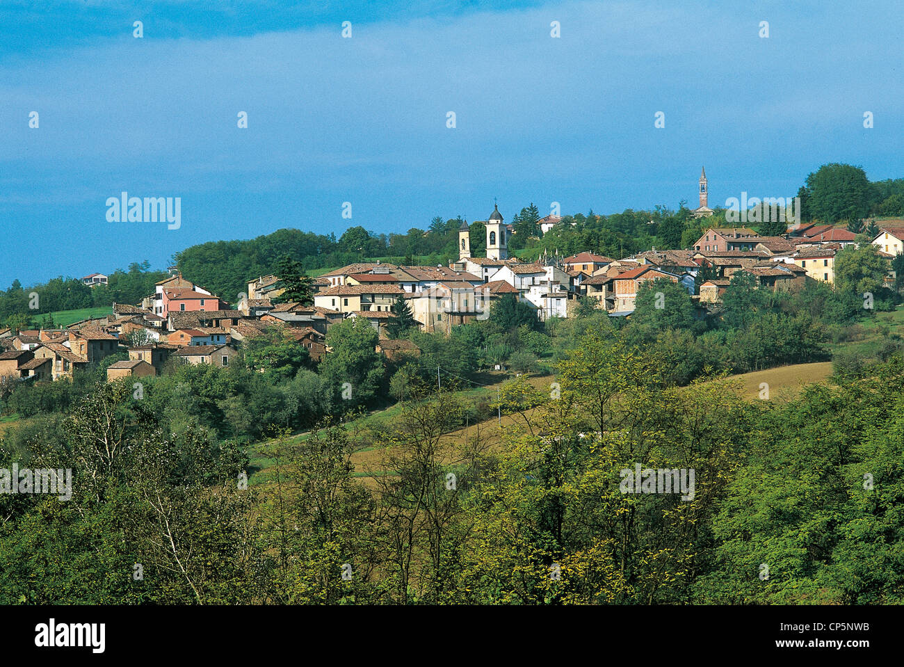 Piedmont - Carezzano Major (Al). Stock Photo