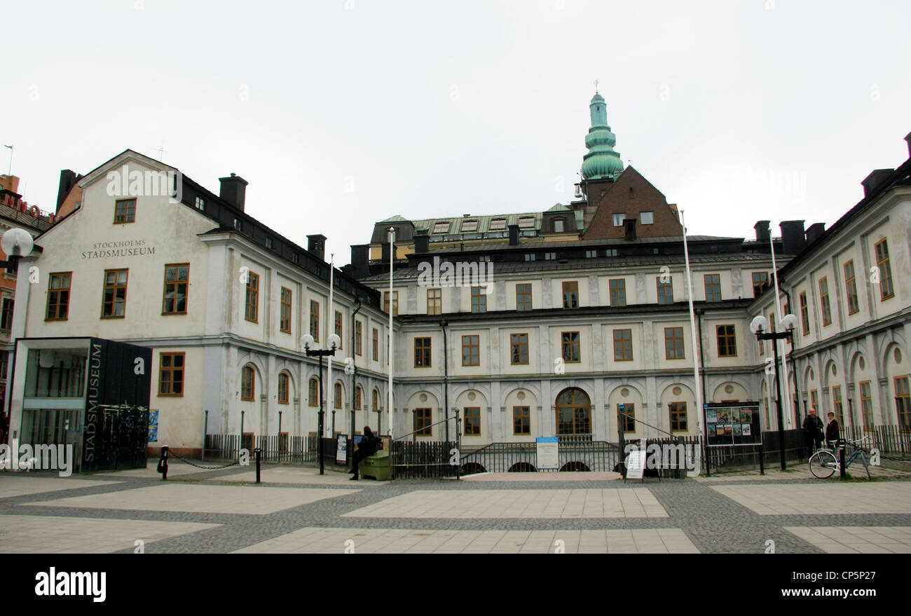 Stockholm city museum, stadsmuseum, located at Slussen on the Södermalm area Stock Photo - Alamy