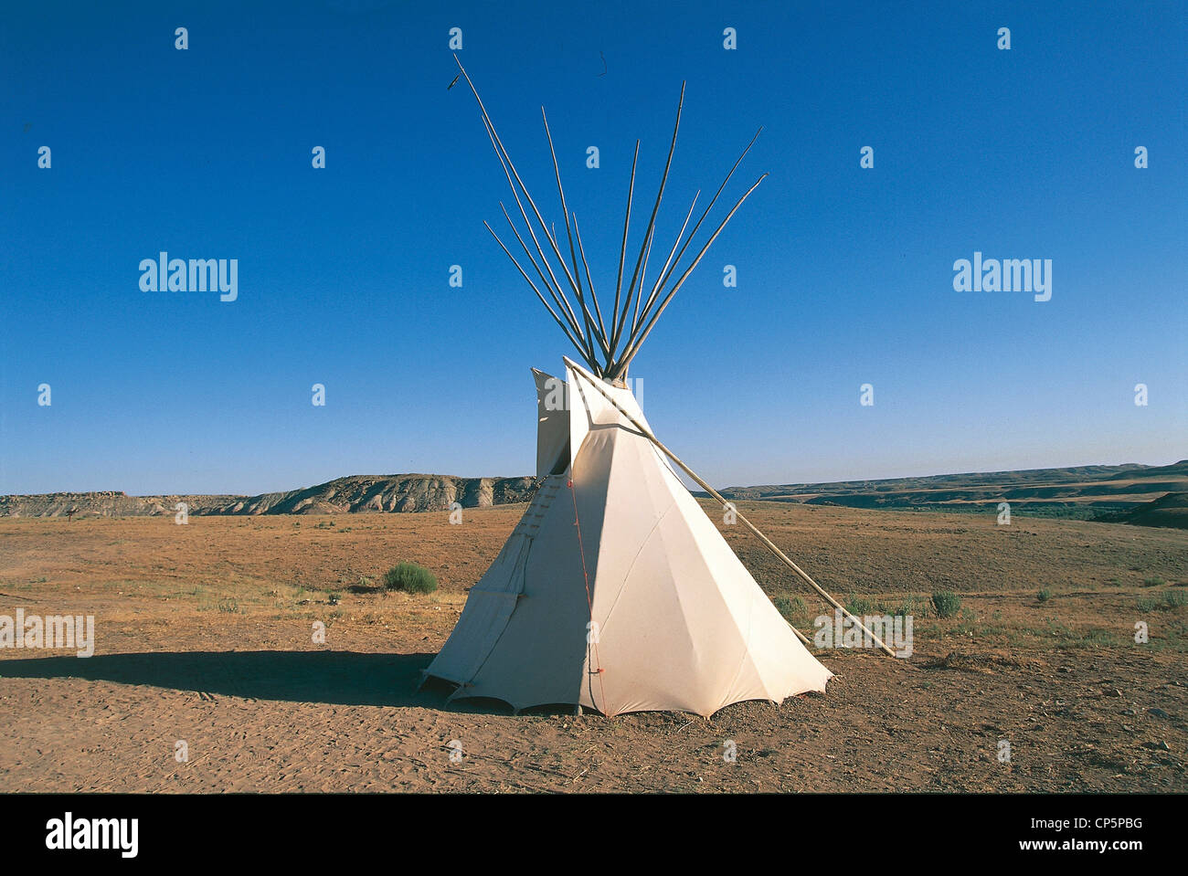 United States of America - Colorado - Four Corners, the tents of the Ute Indians Stock Photo